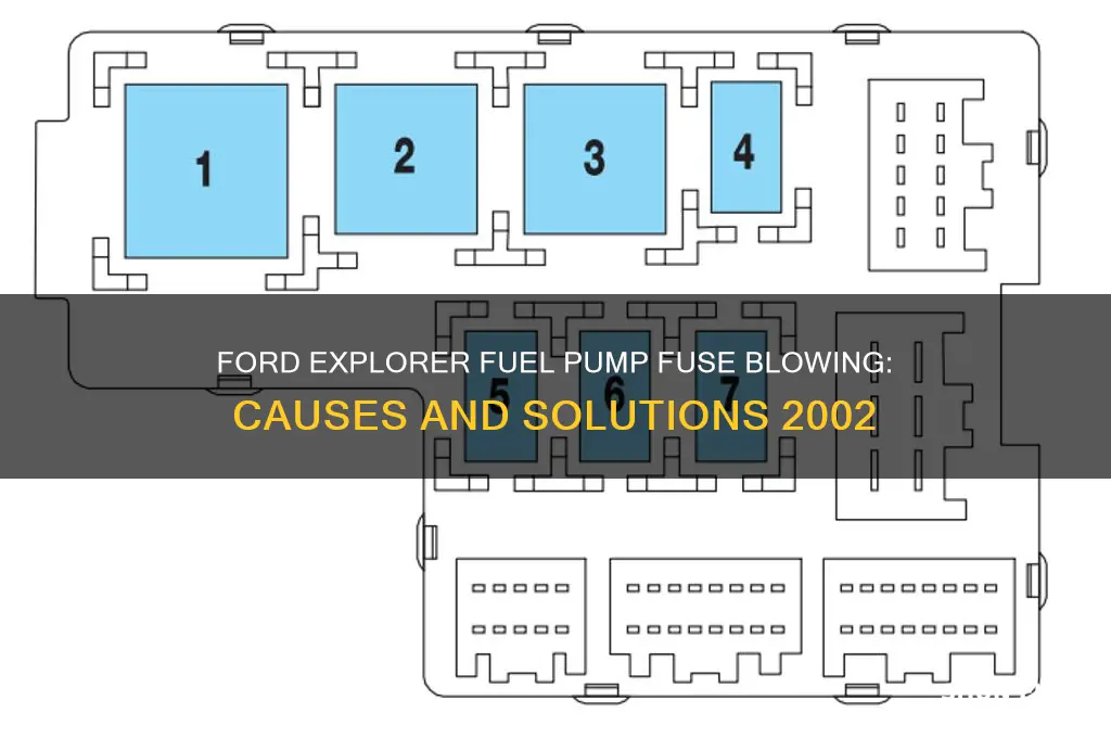 why would 2002 ford explorer fuel pump fuse blow
