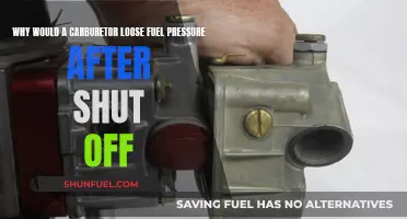 Troubleshooting Carburetor Fuel Pressure Loss After Engine Shut Off