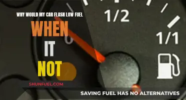 Car Flashes Low Fuel: Faulty Sensor Alert?