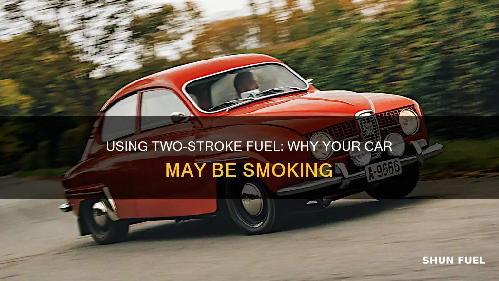 will 2 stroke fuel make my car smoke