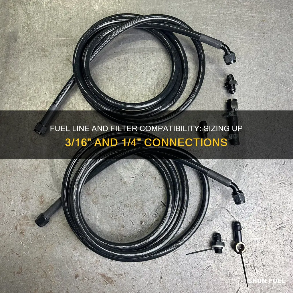 will 3 16 fuel line fit 1 4 filter