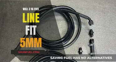 Fuel Line Compatibility: 3/16 Inch and 5mm Fittings