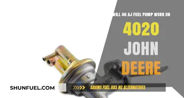 Can a 46 AJ Fuel Pump Fit John Deere 4020 Tractors?