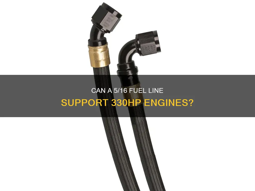 will 5 16 fuel line support 330hp