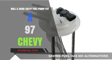 Is a 2000 Chevy Fuel Pump Compatible with a 1997 Model?