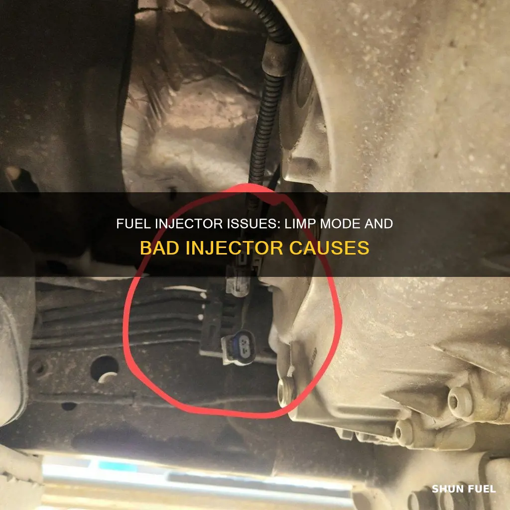 will a bad fuel injector cause limp mode
