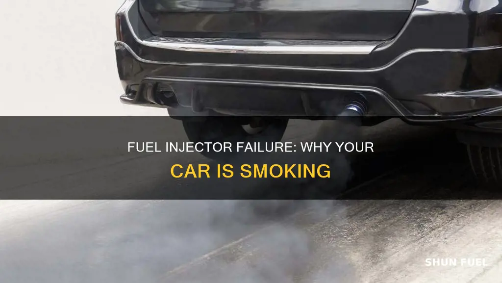 will a bad fuel injector cause my car to smoke