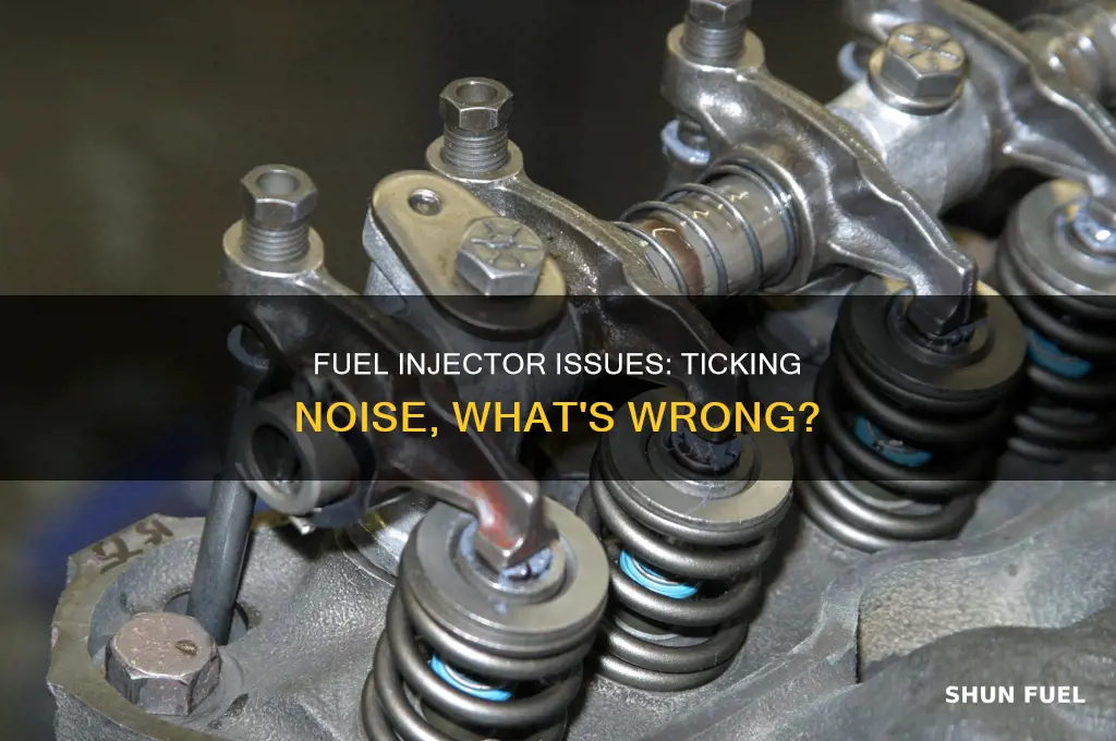 will a bad fuel injector make a ticking noise