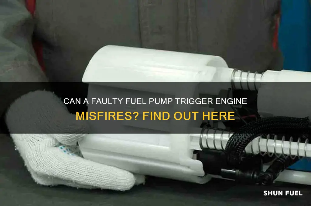 will a bad fuel pump cause misfire