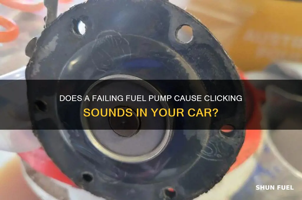 will a bad fuel pump make a clicking noise