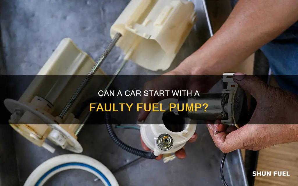 will a car crank with a bad fuel pump