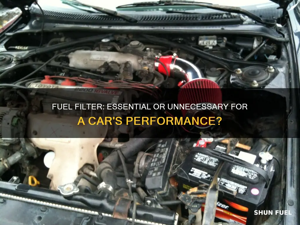 will a car run without a fuel filter