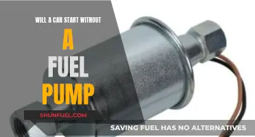 Can a Car Run Without a Fuel Pump?