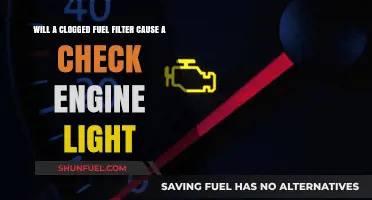 Fuel Filter Clog: Check Engine Light Trigger?