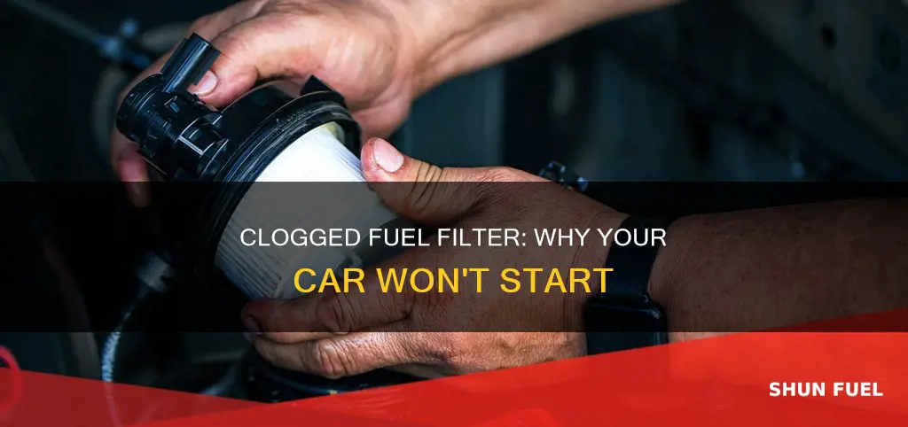 will a clogged fuel filter cause no start