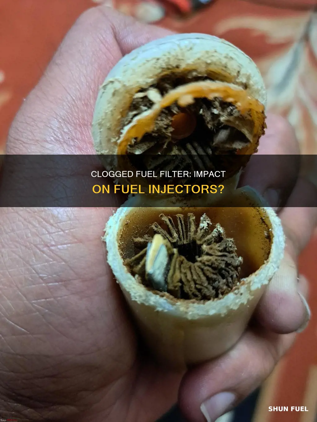 will a clogged fuel filter clog fuel injectors