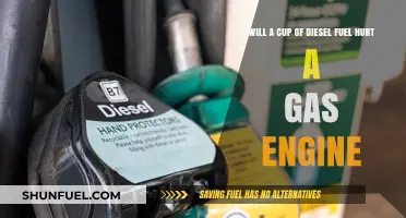 Diesel in a Gas Engine: What's the Harm?