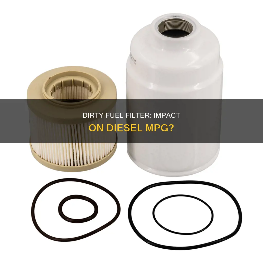 will a diesel lose mpg with bad fuel filter