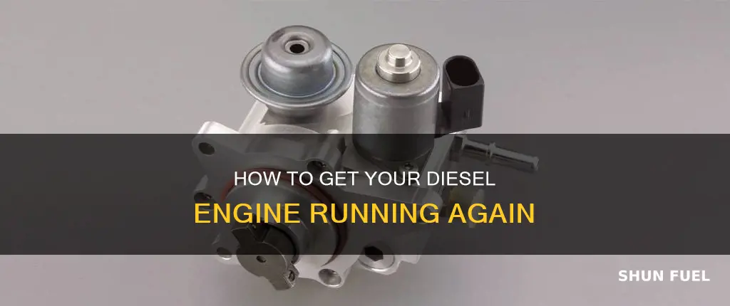 will a diesel start after running out of fuel