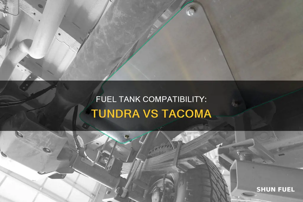 will a first gen tundra fuel tank fit a tacoma