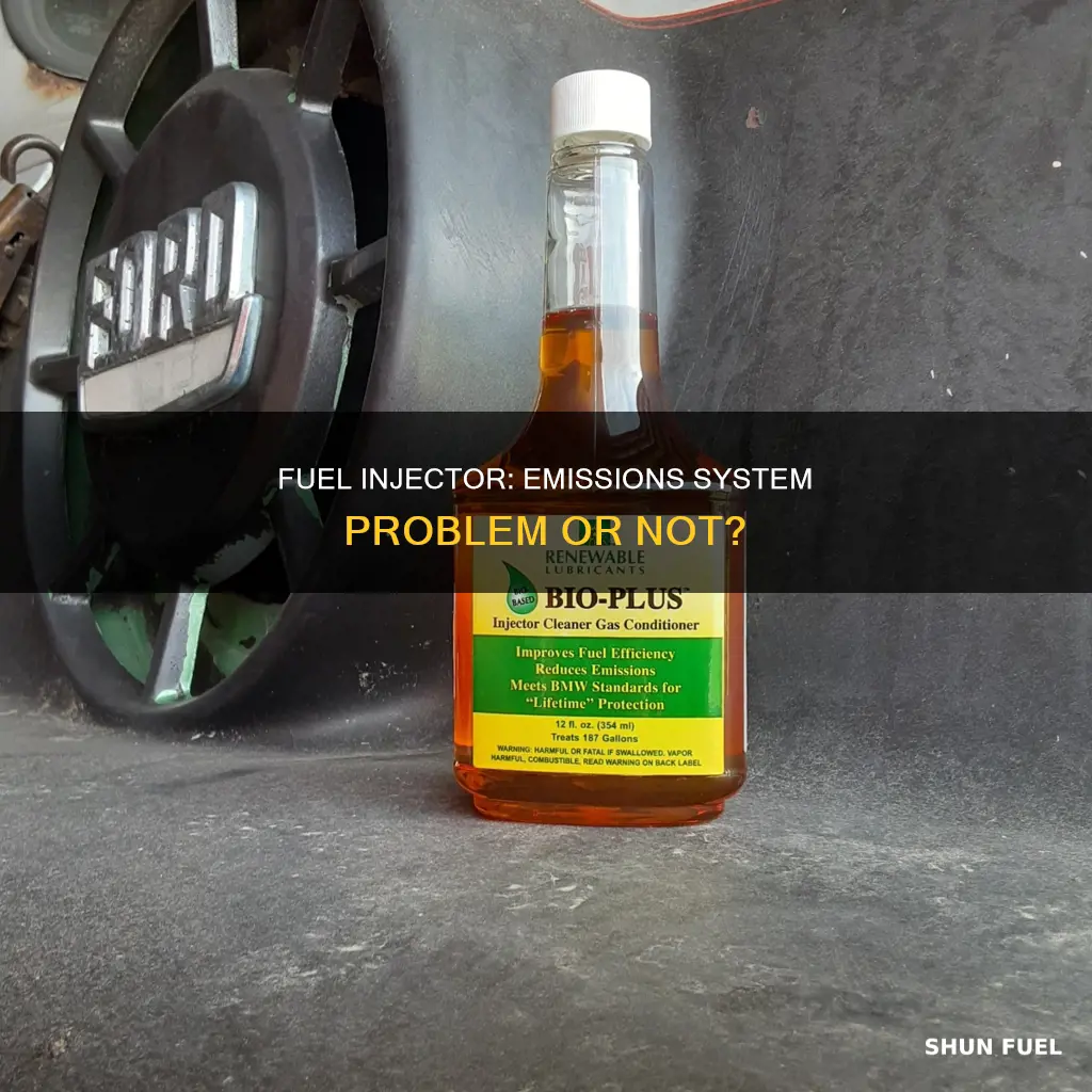 will a fuel injector cause a emissions system problem