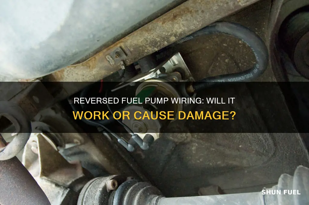 will a fuel pump work if it is wired reversed