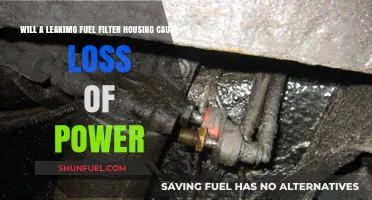 Fuel Filter Housing Leak: Power Loss Culprit?