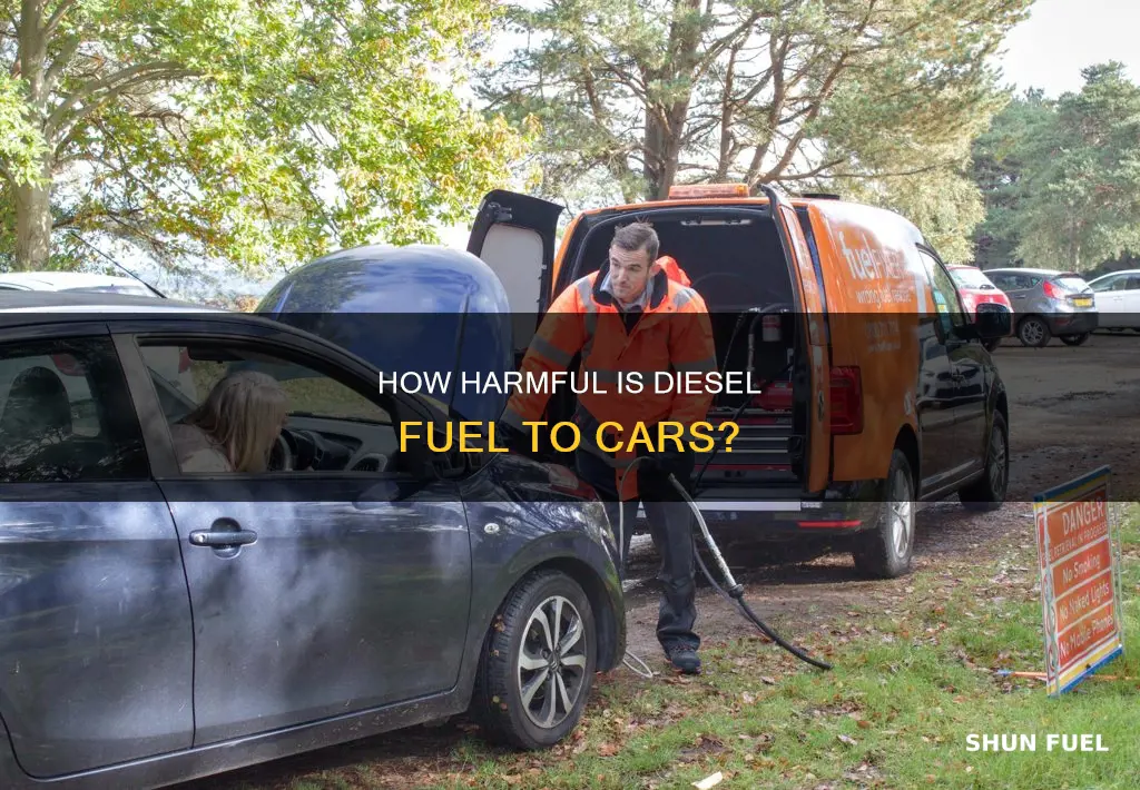 will a little diesel fuel hurt my car