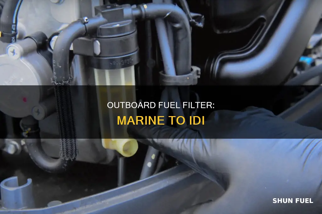 will a marine outboard fuel filter work for an idi