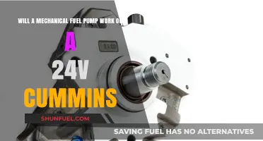 Can a Mechanical Fuel Pump Operate on a 24V Cummins Engine?
