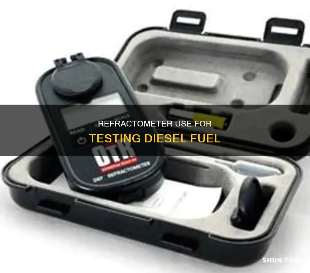 will a refractometer work for diesel fuel