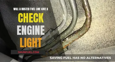 Fuel Line Rust: Check Engine Light Trigger?