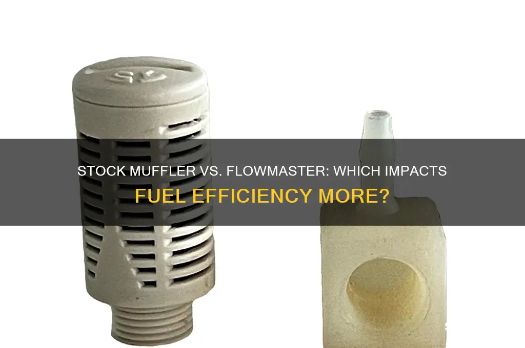 will a stock muffler use more fuel than a flowmasyer
