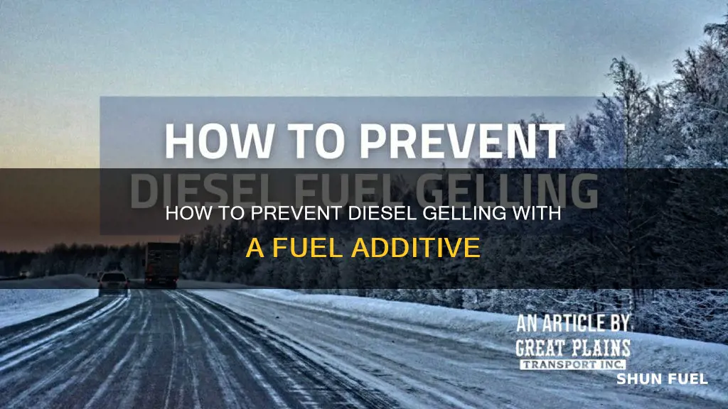 will a t f stop diesel fuel from gelling
