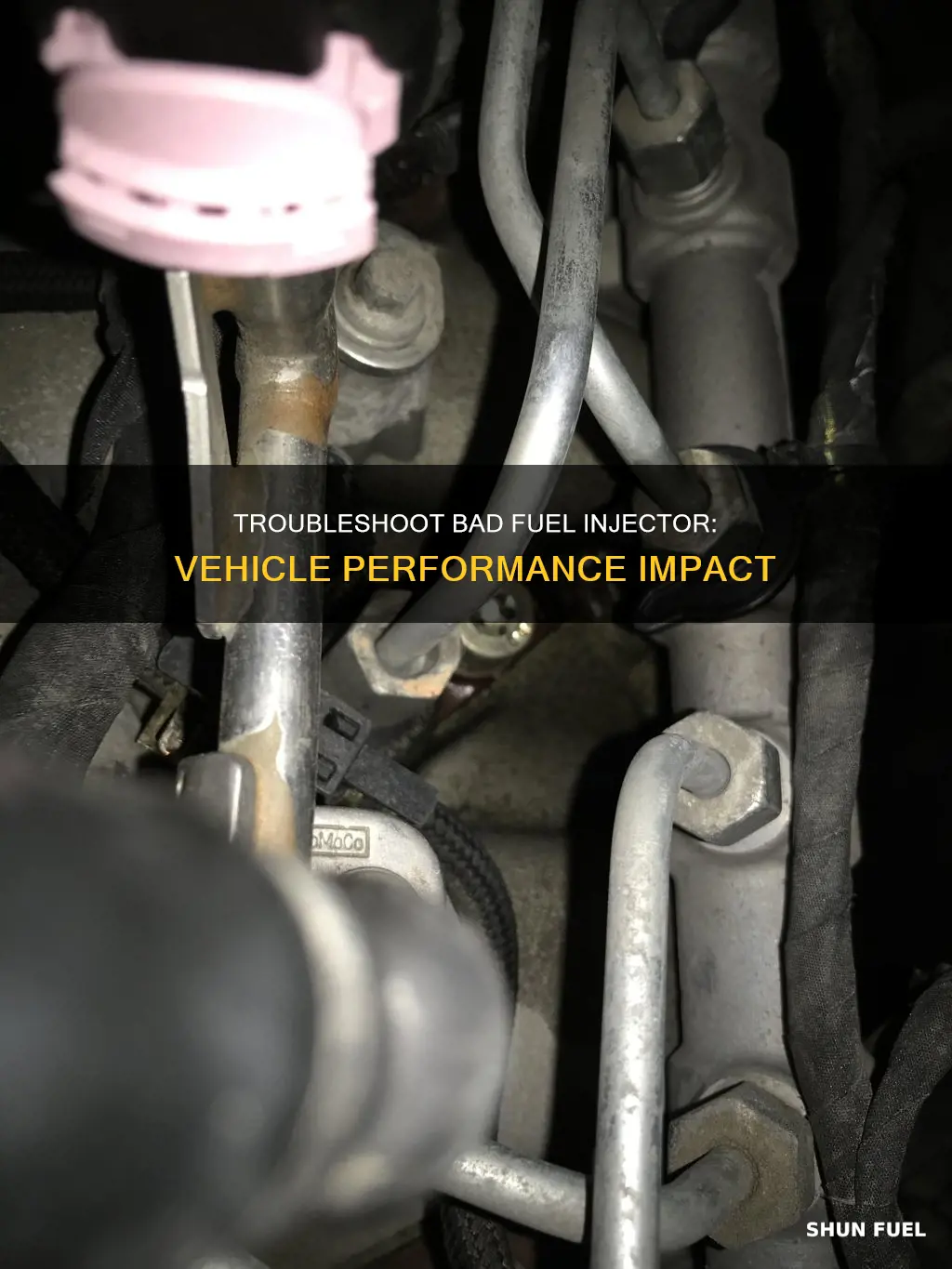 will a vehicle run bad with one bad fuel injector