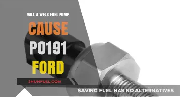 Weak Fuel Pump: The Hidden Cause of Ford's P0191 Code?