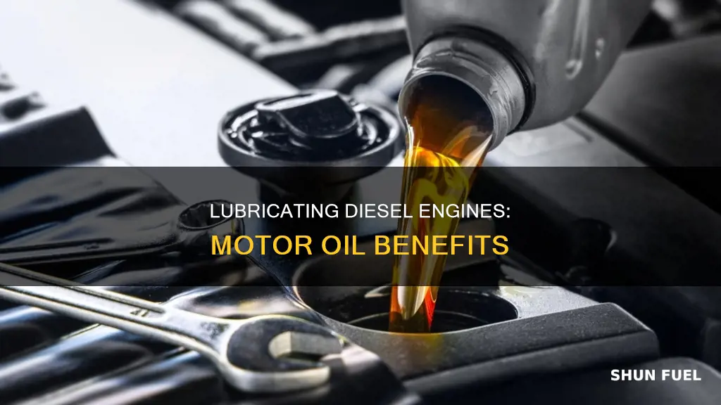 will adding motor oil to diesel fuel help lubrication in