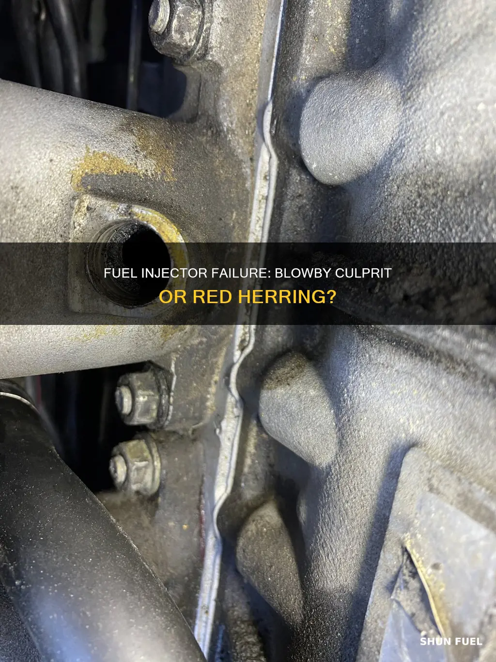 will bad fuel injector cause blowby