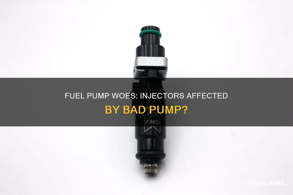 will bad fuel pump cause fuel injector to stay open