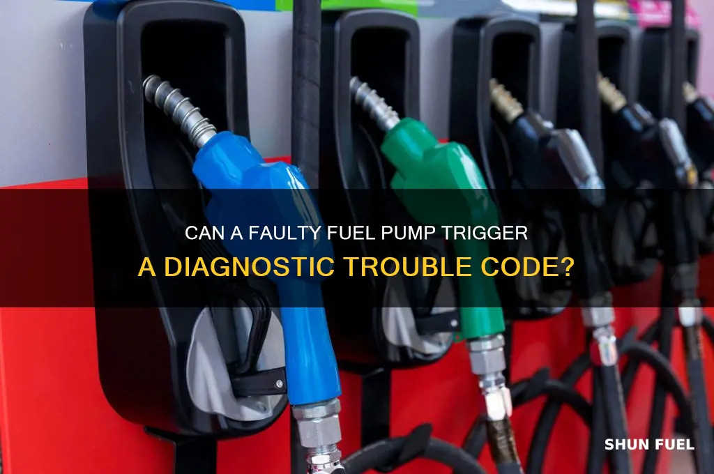 will bad fuel pump throw a code