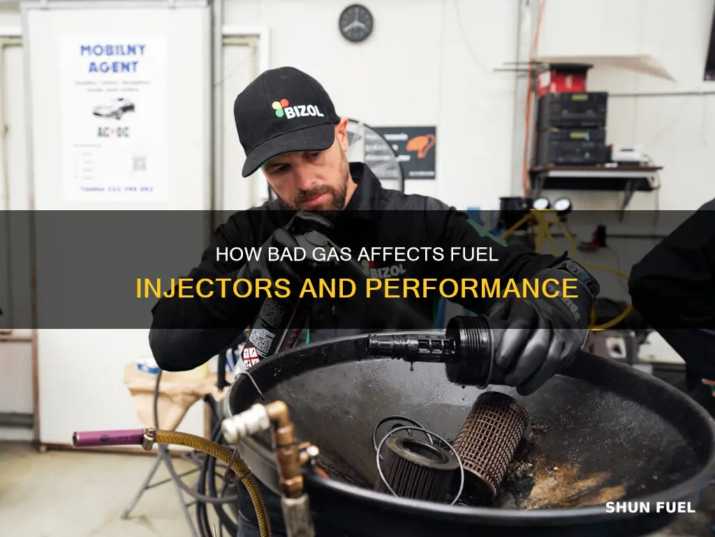 will bad gas clog fuel injectors
