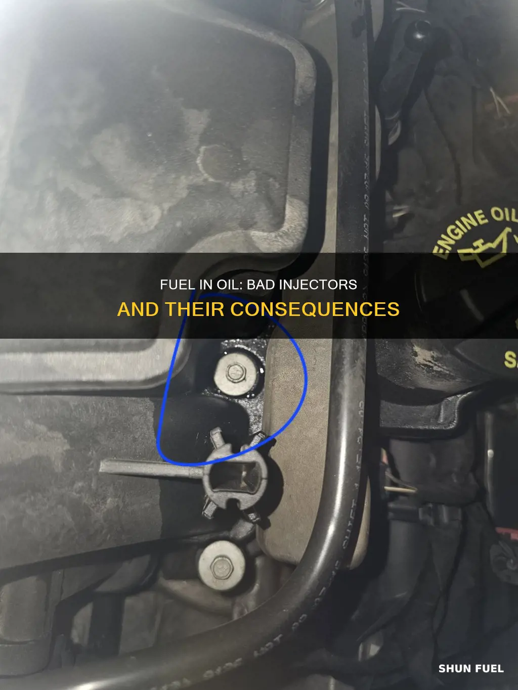 will bad injectors put fuel in oil