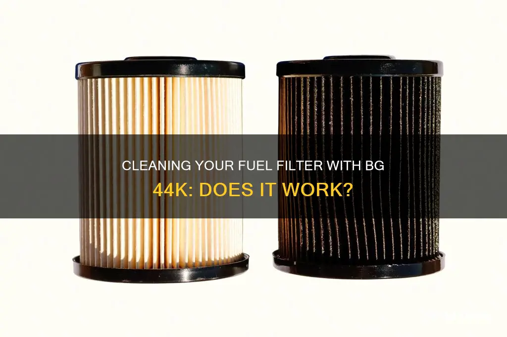will bg 44k clean my fuel filter
