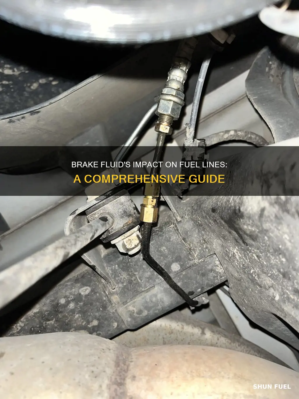 will brake fluid eat fuel line