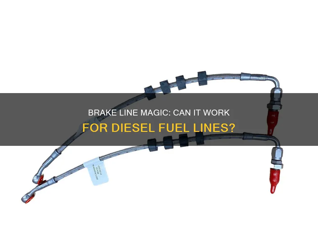 will brake lines work for diesel fuel lines