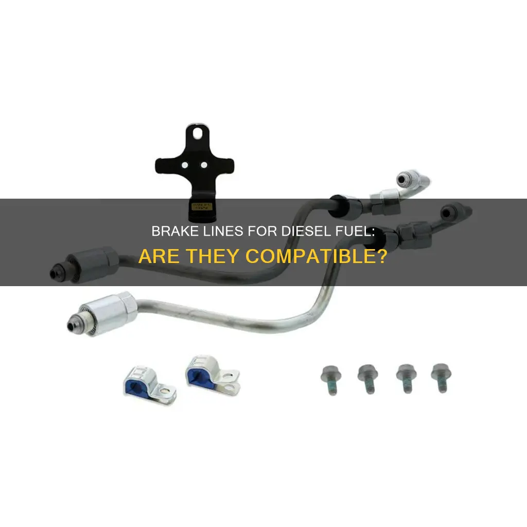 will brake lines work for diesel fuel lines