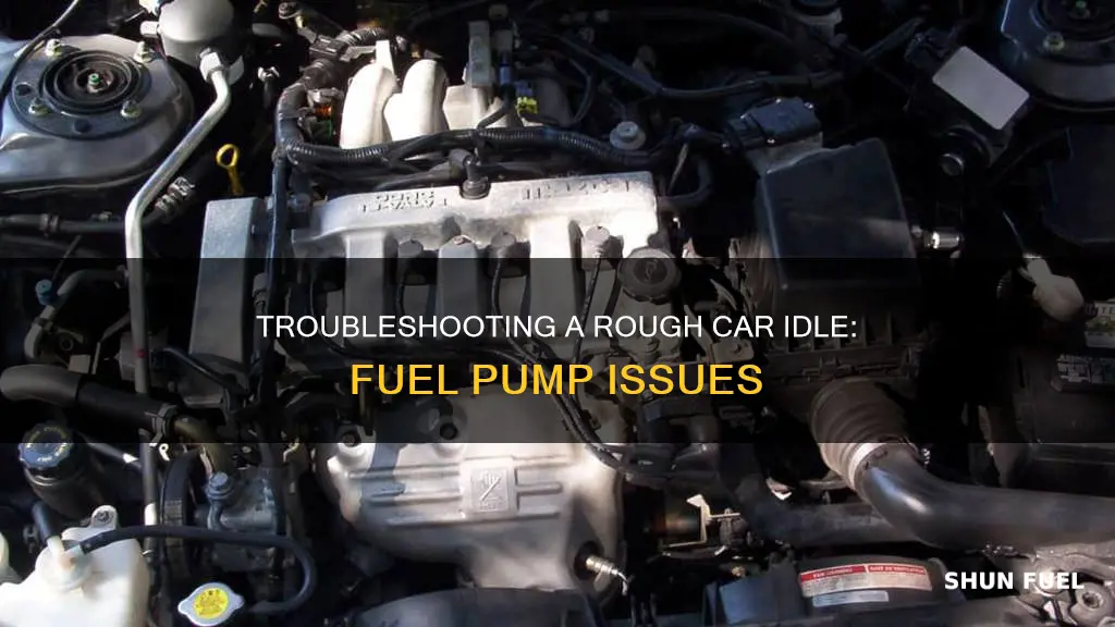 will car idle rough if fuel pump is going out