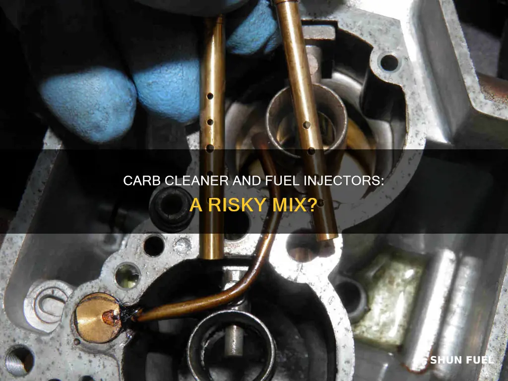 will carb cleaner damage fuel injectors
