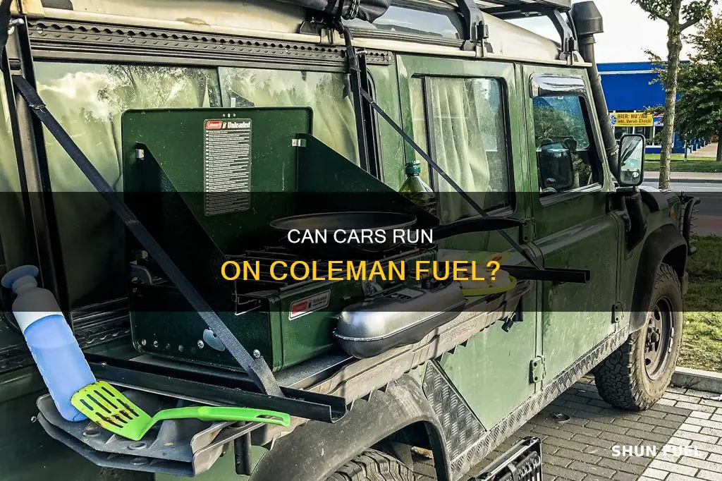 will coleman fuel work in a car