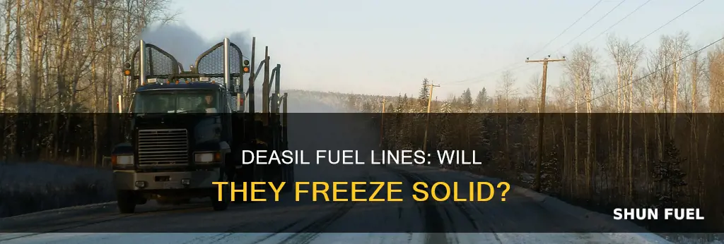 will deasil fuel lines freez